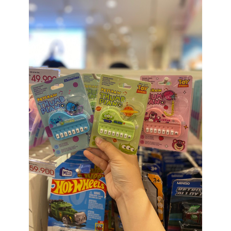 Miniso x Toy Story - Game Keychain Thumb Piano Toy Story | Mainan Console