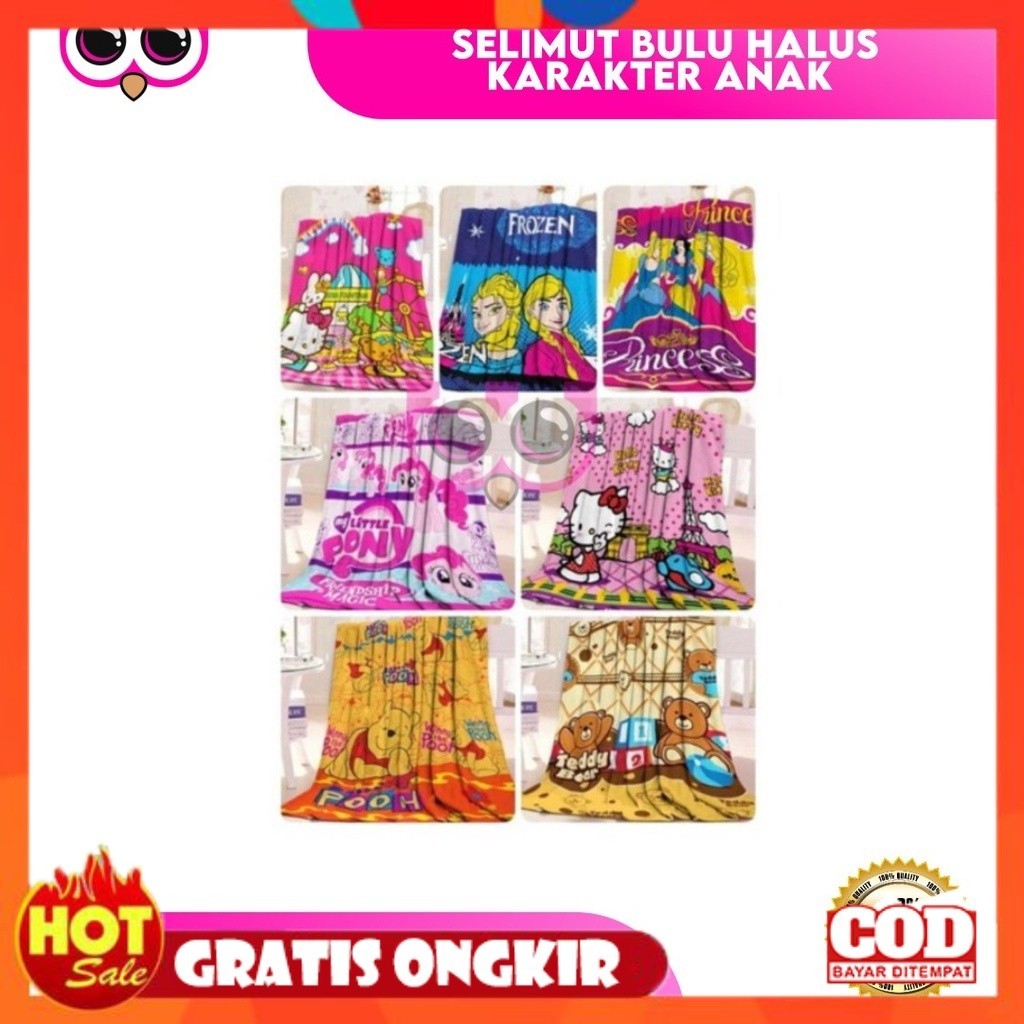 KAIN HALUS ADEM LEMBUT TEBAL / SELIMUT BULU HALUS KARAKTER MURAH