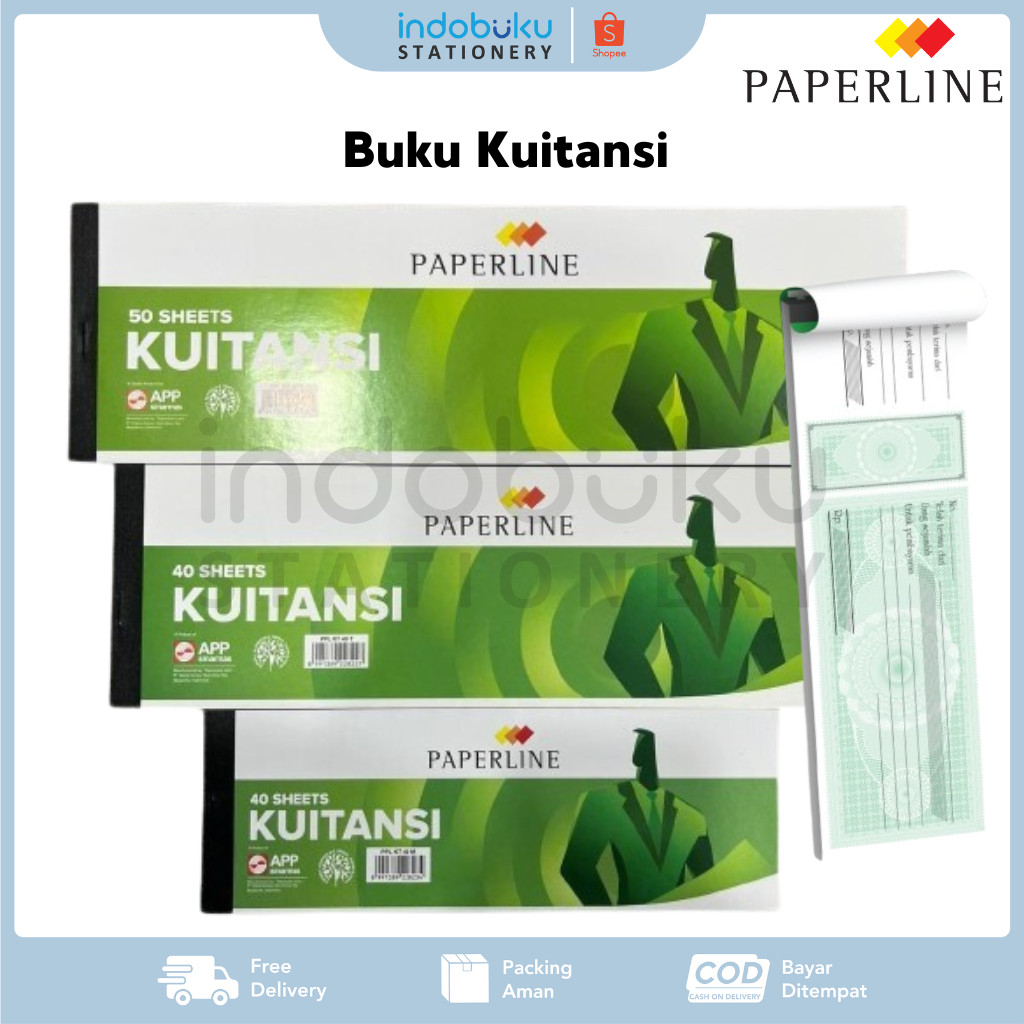 

Buku Kwitansi Paperline Ukuran Kecil Sedang dan Besar