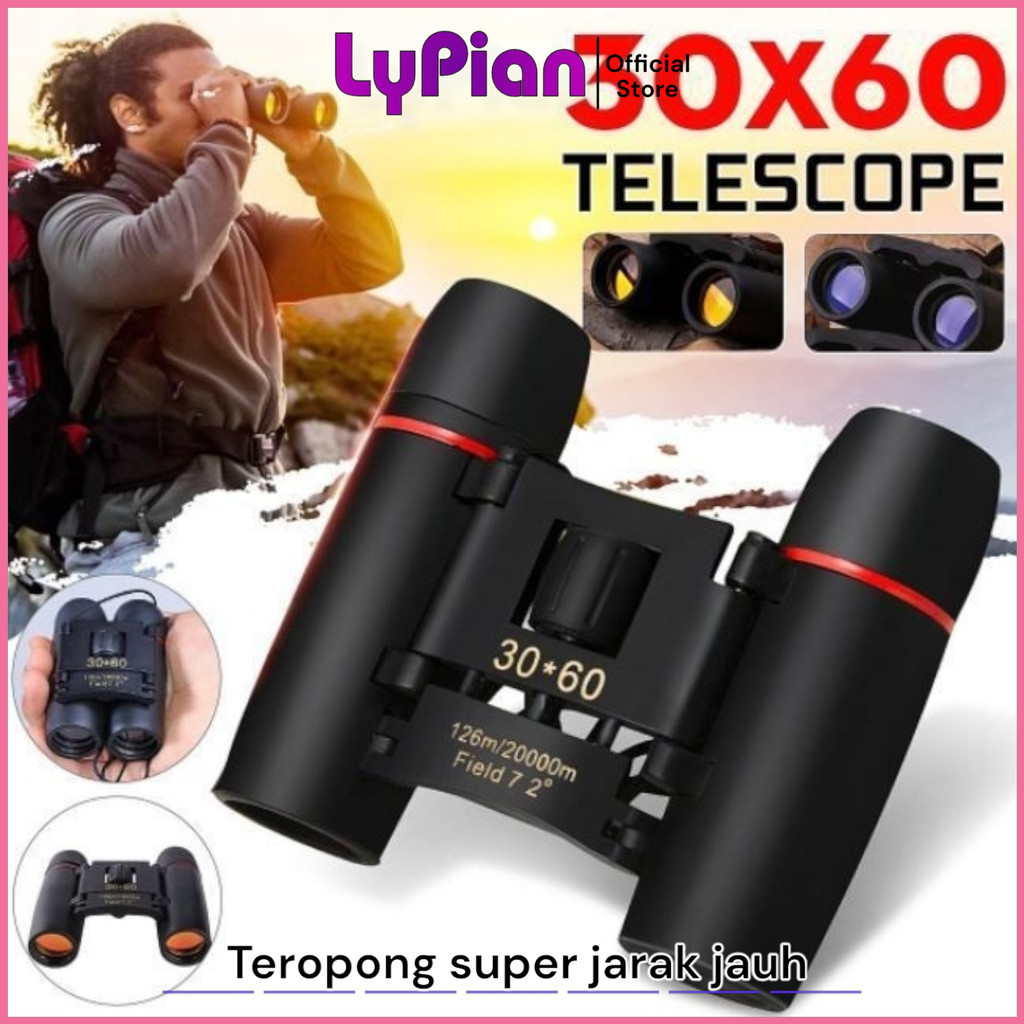 JARAK JAUH TEROPONG 30×60 JARAK 1KM HIGH QUALITY TEROPONG MINI JARAK JAUH SAKURA