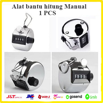 Alat Bantu Hitung Cepat Manual Tasbih Zikir Manual Stainless Penghitung Antrian Penghitung Pengunjun