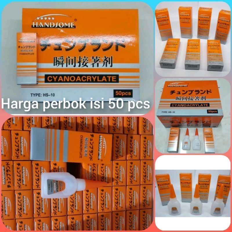 

[PROMO MURAH] lem korea hansome per box isi 50 pcs