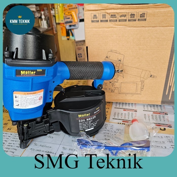 

Berkualitas CN55 MOLLAR ALAT MESIN PAKU TEMBAK COIL AIR NAILER STAPLES PALLET KAYU GYJ906