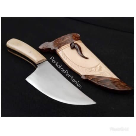 PROMO PERKAKAS_ Pisau Dapur Qurban Tajam Seset Potong Kulit Sembelih Kambing Sapi(E8T0) Pisau Dapur 