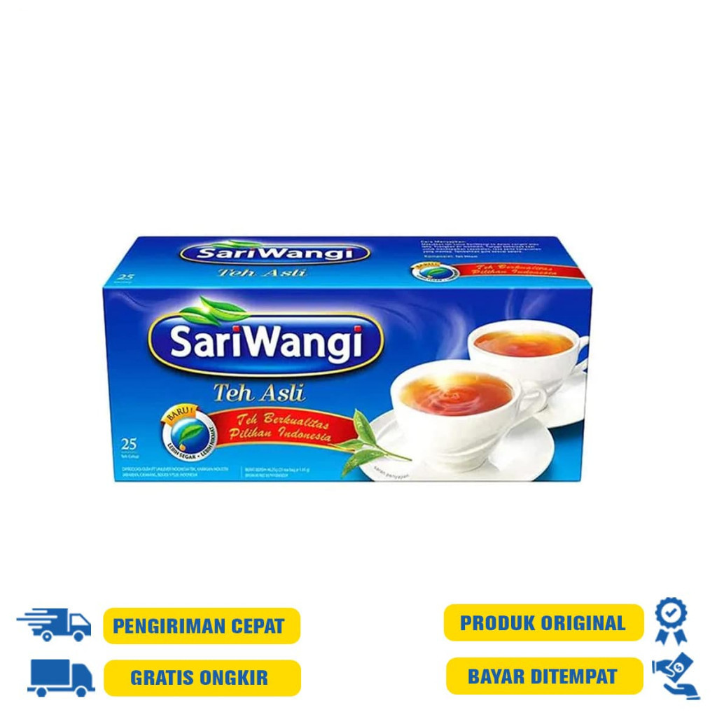 

SARIWANGI TEH ASLI TEH KANTONG CELUP TB BLUE 25'S