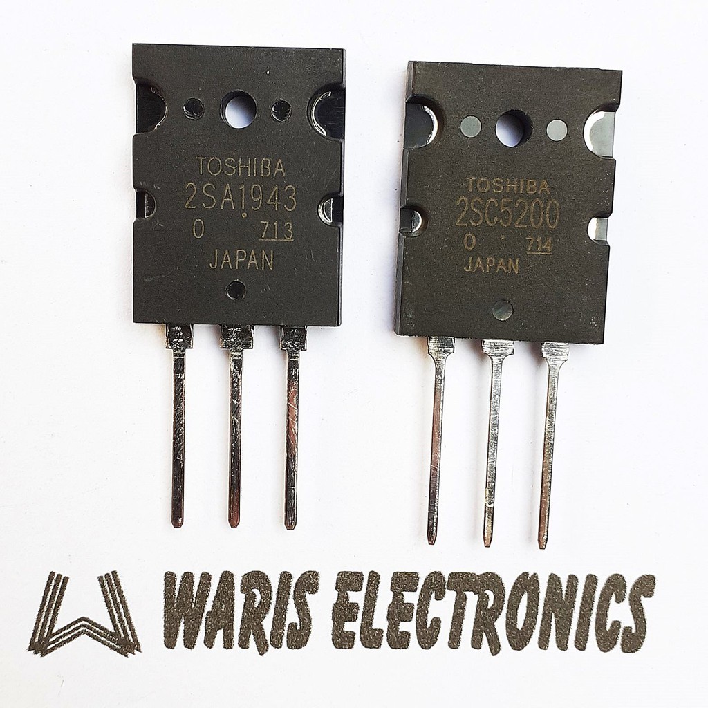 transistor Toshiba 2SC5200 - 2SA1943 Lot 716 717