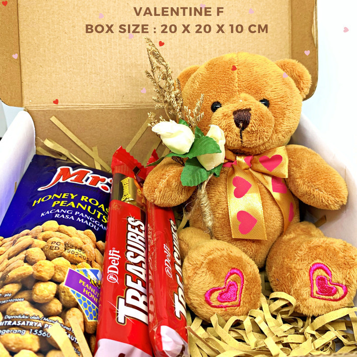 

(NEW) -Gift Box / Hampers / Kado / Hadiah Special Coklat Valentine Uk. Sedang - Valentine SDG F