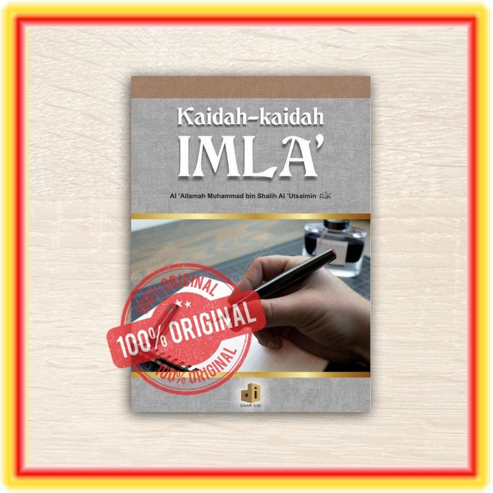 Buku Kaidah-kaidah Imla Daar Ilmi Al Qawaidul Imla