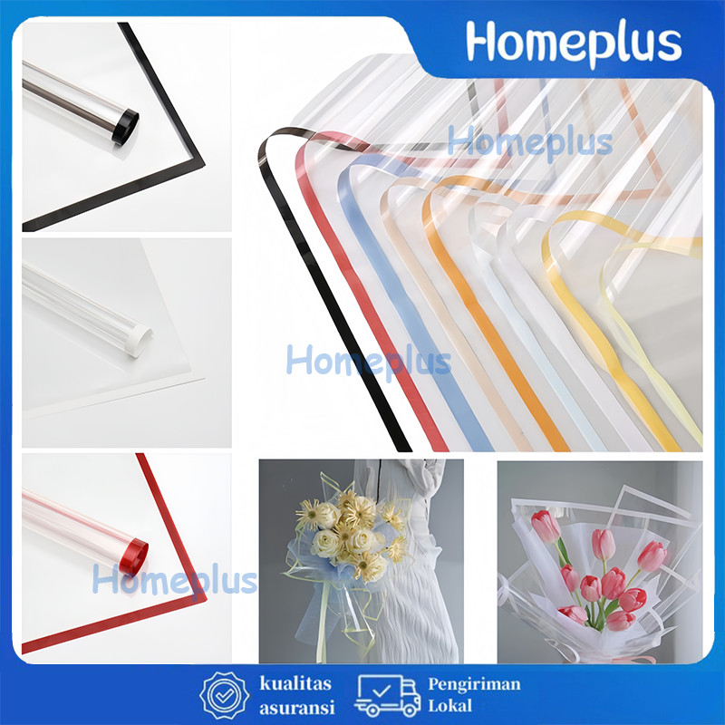 

Flower Wrapping Paper / Kertas Buket Bunga Cello / Flower Wrapping Transparant Line Color / Kertas Buket Bunga Cellophane