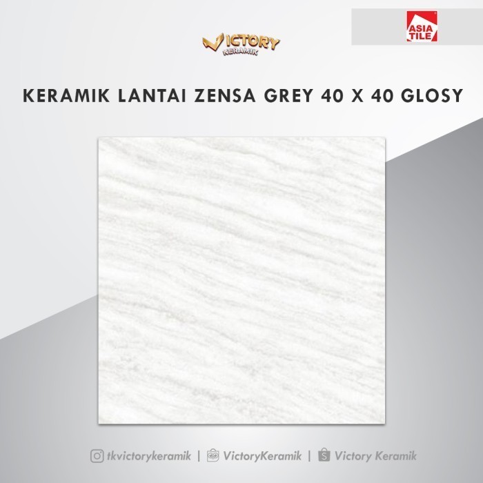Keramik lantai 40x40 asia tile kw 2 zensa grey