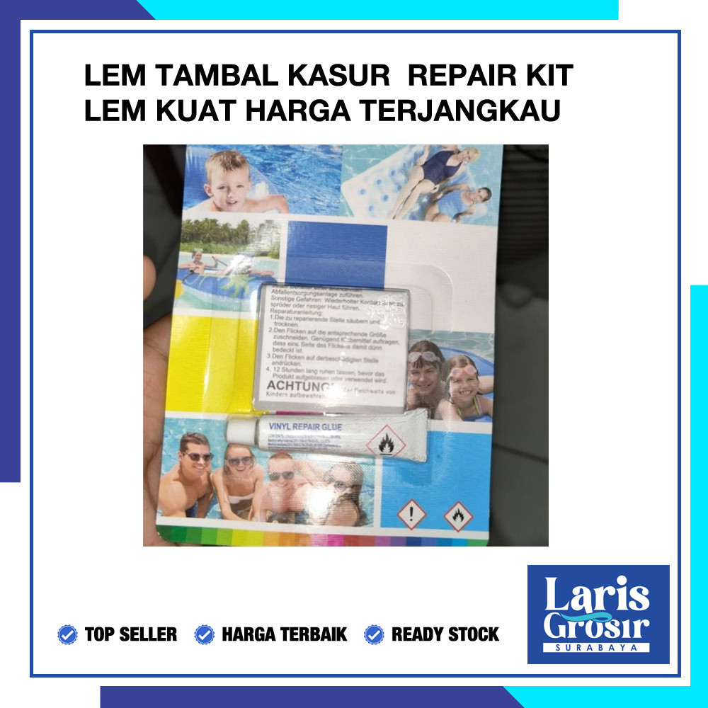 

lem tambal kolam renang lem kasur angin lem tempel repair kit