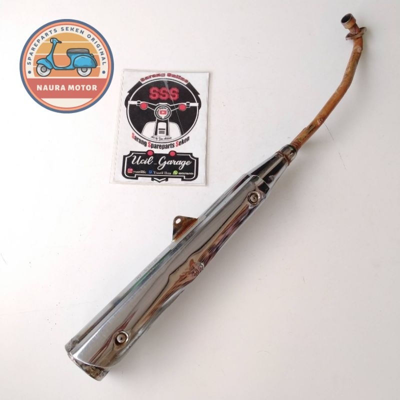 KNALPOT STANDAR KIRANA 125 ORIGINAL COPOTAN KNALPOT HONDA KIRANA