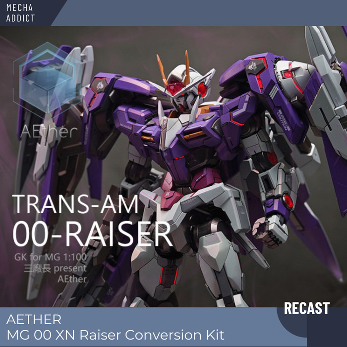 MG Gundam 00 XN Raiser /Seven Sword Resin Conversion Kit Recast Aether