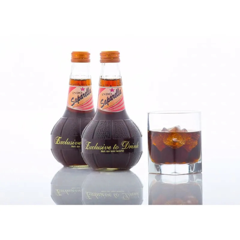 

Minuman Soda Cola Jadul INDO Saparella Sarsaparilla - 1 Botol Kaca
