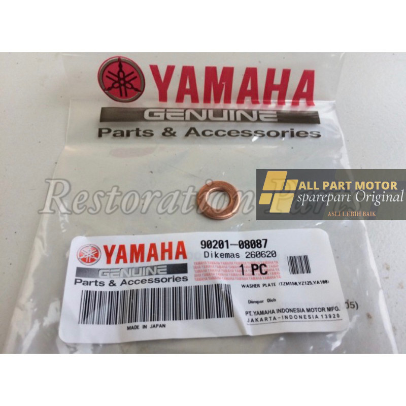 Ring Tembaga Baut Oli Rasio Bawah 90430-08119 Aerox