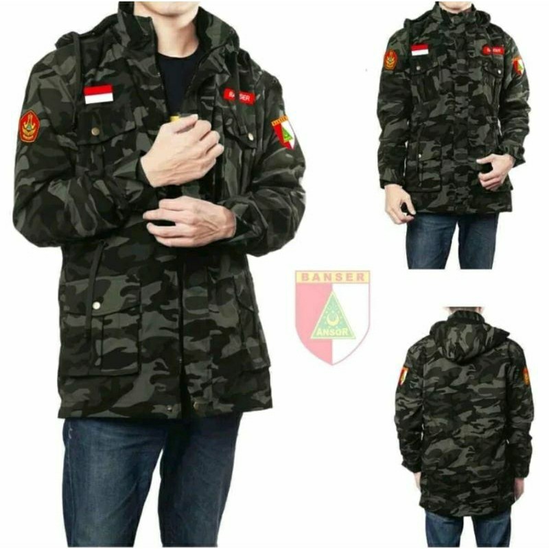 PARKA BANSER / JAKET BANSER / BANSER / JAKET NU / JAKET NAHDLATUL ULAMA / PARKA TENTARA / BANSER IND