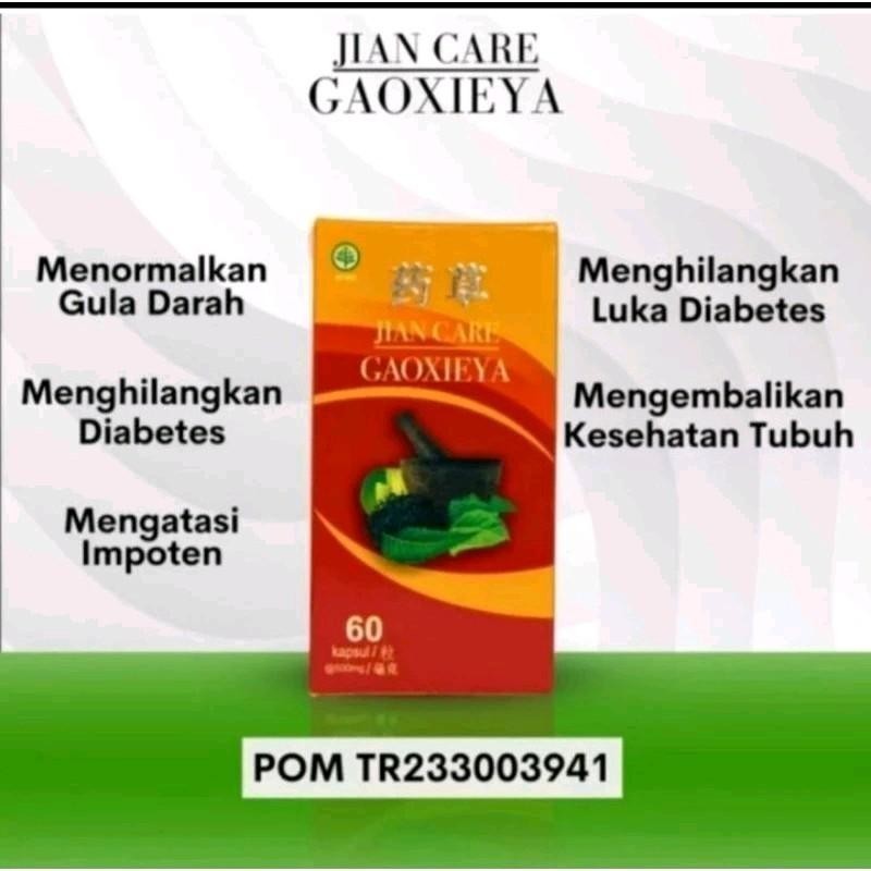 Jiancare Gaoxieya Obat gula darah Original