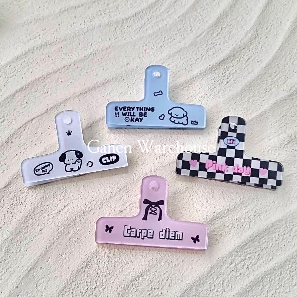 

[GW] Acrylic Paper Clip Penjepit Kertas Akrilik