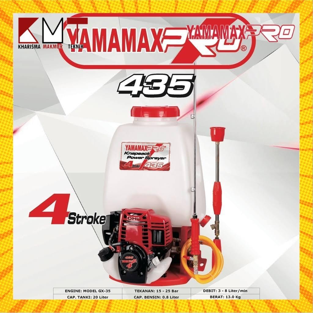 KNAPSACK SPRAYER / MESIN SEMPROT HAMA / MESIN SEMPROT 4 TAK 435 YAMAAMAX-PRO
