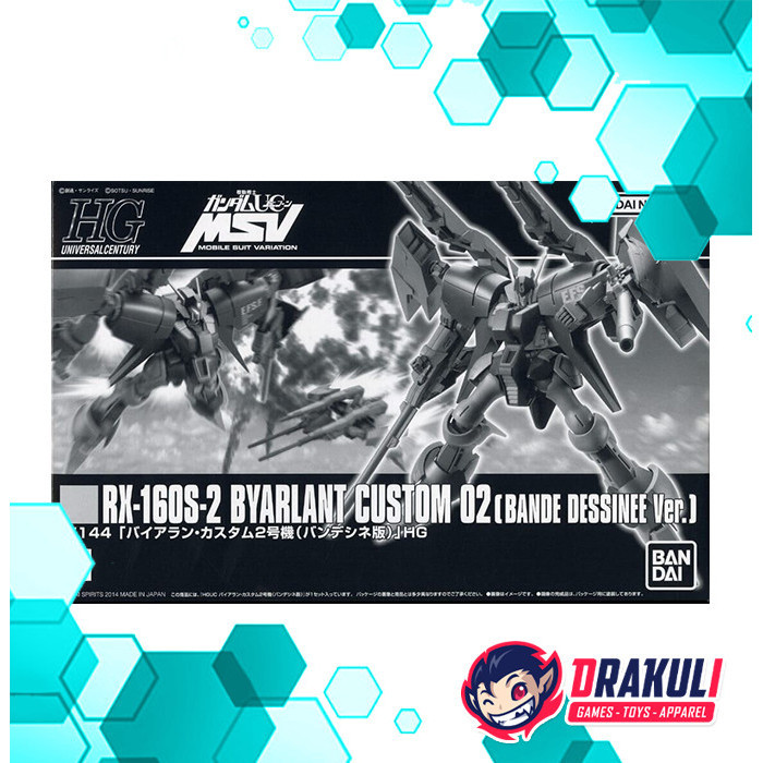 BANDAI Plamo HG RX-160S-2 Byarlant Custom 02 (Bande Dessinee Ver.)