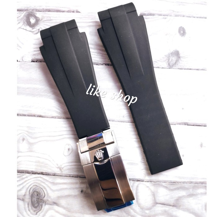 [TERMURAH] Rolex Rubber B Deepsea Deep Sea Dweller Tali strap jam tangan Buckle