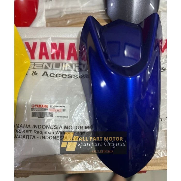 SPAKBOR DEPAN AEROX OLD & ALL NEW AEROX ORIGINAL YAMAHA BIRU METALIK