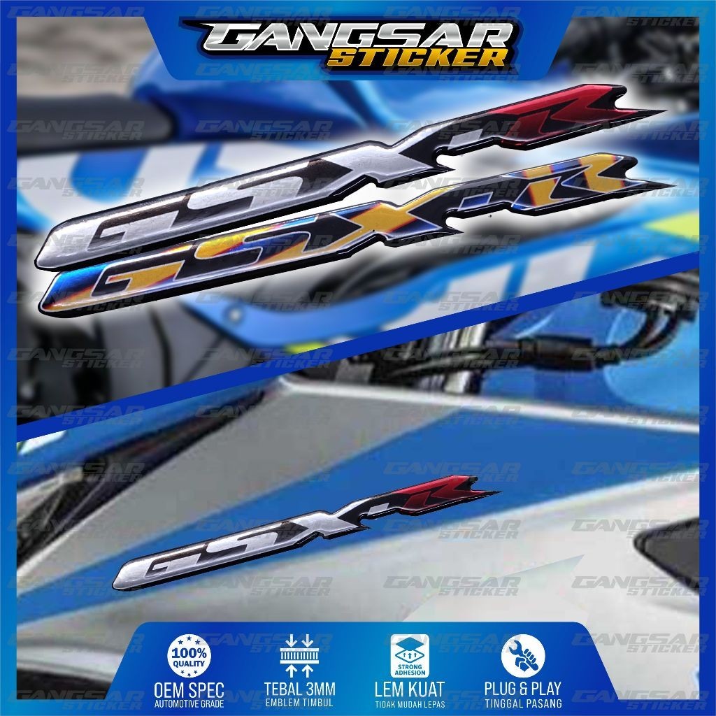 Emblem suzuki gsx 150 / emblem timbul suzuki gsx r 150 / emblem titanium suzuki gsx / emblem suzuki 
