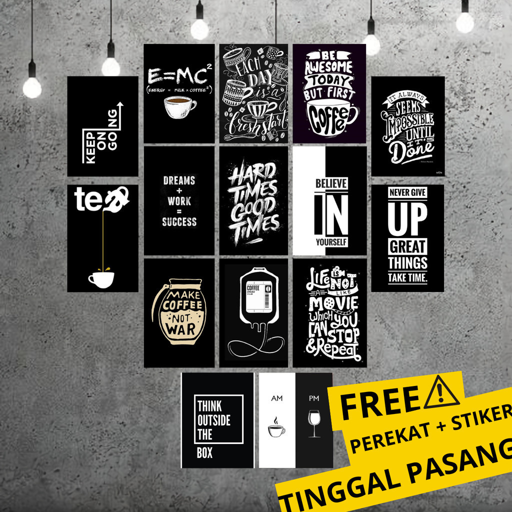 KORODECO Poster dinding kamar cowok