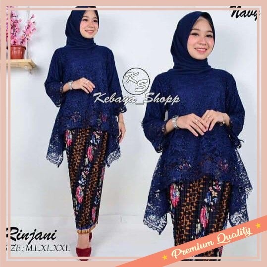 Set Murah Kebaya Keren Model Terbaru / SET KEBAYA RINJANI JUMBO M L XL XXL 3XL 4XL 5XL /KEBAYA BRUKA