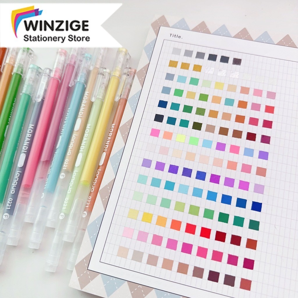 

Winzige 117 warna pulpen warna warni drawing pen acrylic marker 0.5mm pena pulpen coloring drawing pen set aesthetic morandi journal marker gel pen art supplies