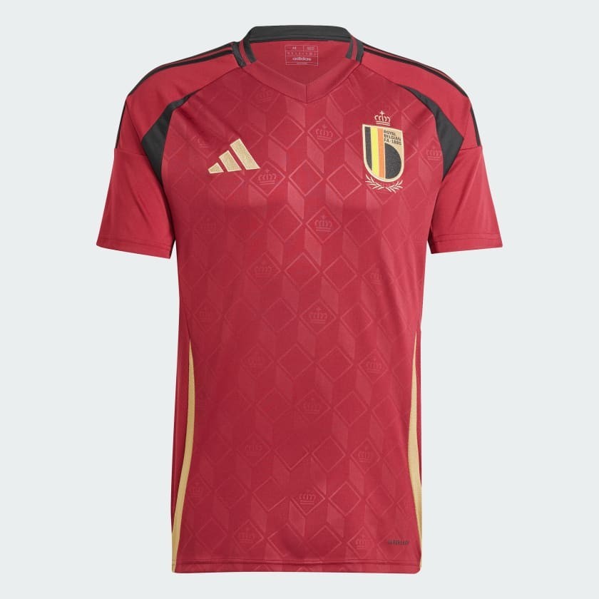 Baju Bola Pria Adidas Home Jersey Belgium 24 (IQ0769) Original