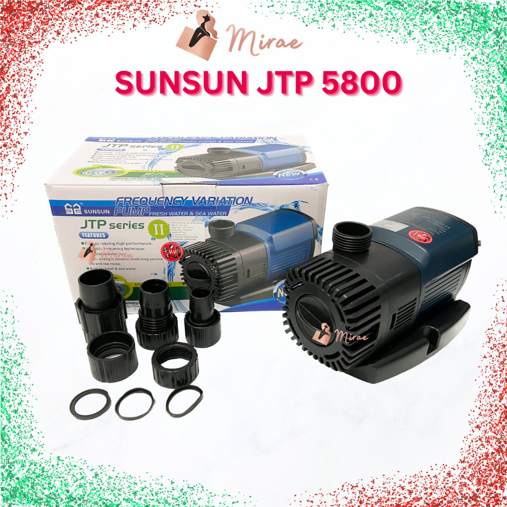 Sunsun JTP 5800 Pompa Kolam Aquarium Low Watt Pompa Rendah Watt