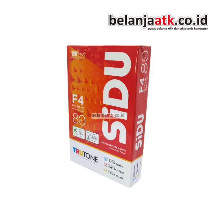 

Kertas HVS Putih Sidu F4 80 Gram