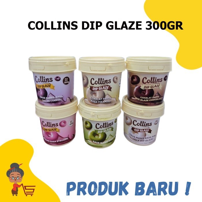 

COLLINS DIP GLAZE 300GR / COLLINS DIP GLAZE / COLLINS DIP / COLLINS