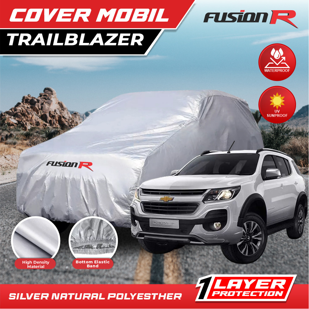 Cover Mobil / Sarung Mobil TRAILBLAZER FUSION R / Cover Mobil Putih