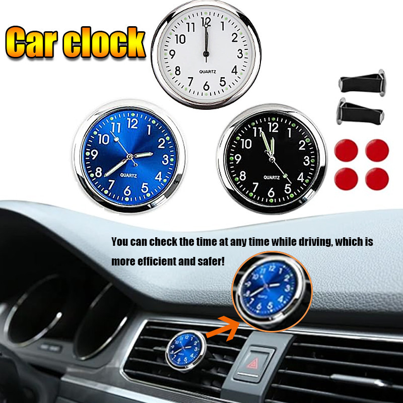 Jam Tangan Mobil quartz watch Tahan Air Jam Tangan Elektronik Sepeda Motor auto car watch dashboard 