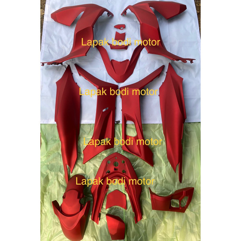 cover body bodi full set body pcx 160 pcx160 merah doff merah marun biru doff hitam doff grey putih 