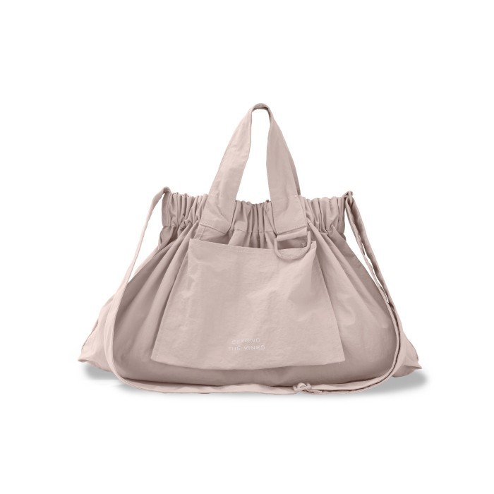 BOMEAYY BEYOND THE VINES M Dumpling Bag/nylon tote bag/tas selempang nilon - Blush