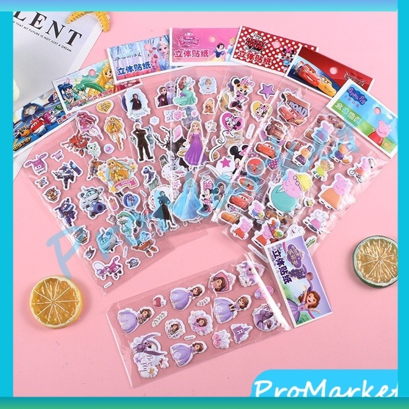 

PRO Stiker Timbul Random/ Stiker Anak 3D/ Stiker Karakter / Stiker Mainan Anak Perempuan / Stiker Tempel