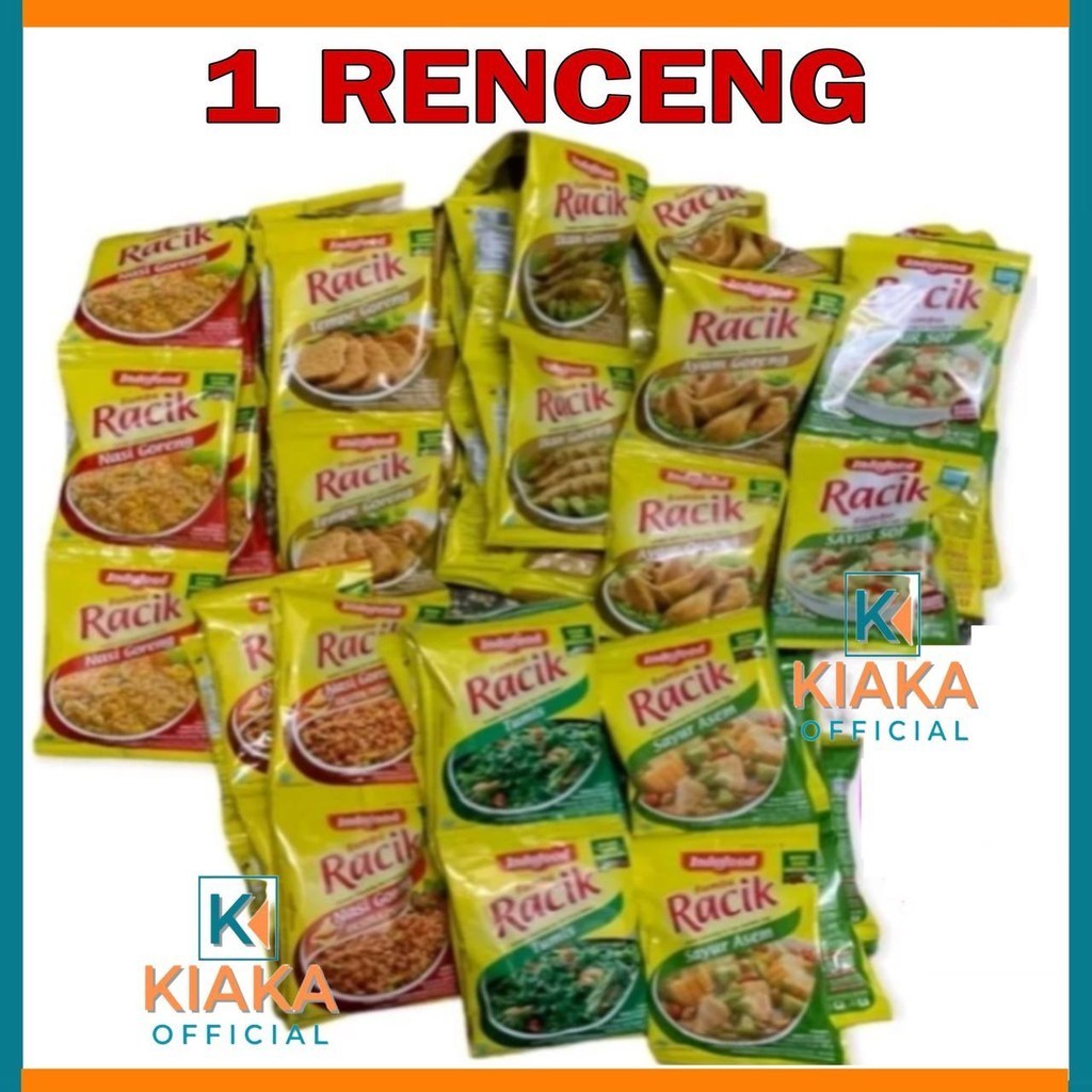 

Bumbu Racik Ayam Goreng Rempah Indofood Renceng isi 10 Sachet