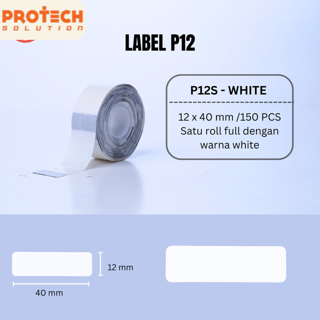 

Sticker Label Thermal Marklife Printer P12 / P50S