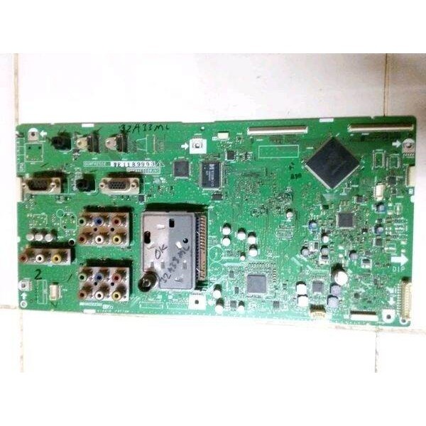 MB - mainboard - mesin TV SHARP LC- 32A33 ML - 32A33ML - LC32A33 - QPWBXE508WJN1 - DUNTKE508 - 32A33