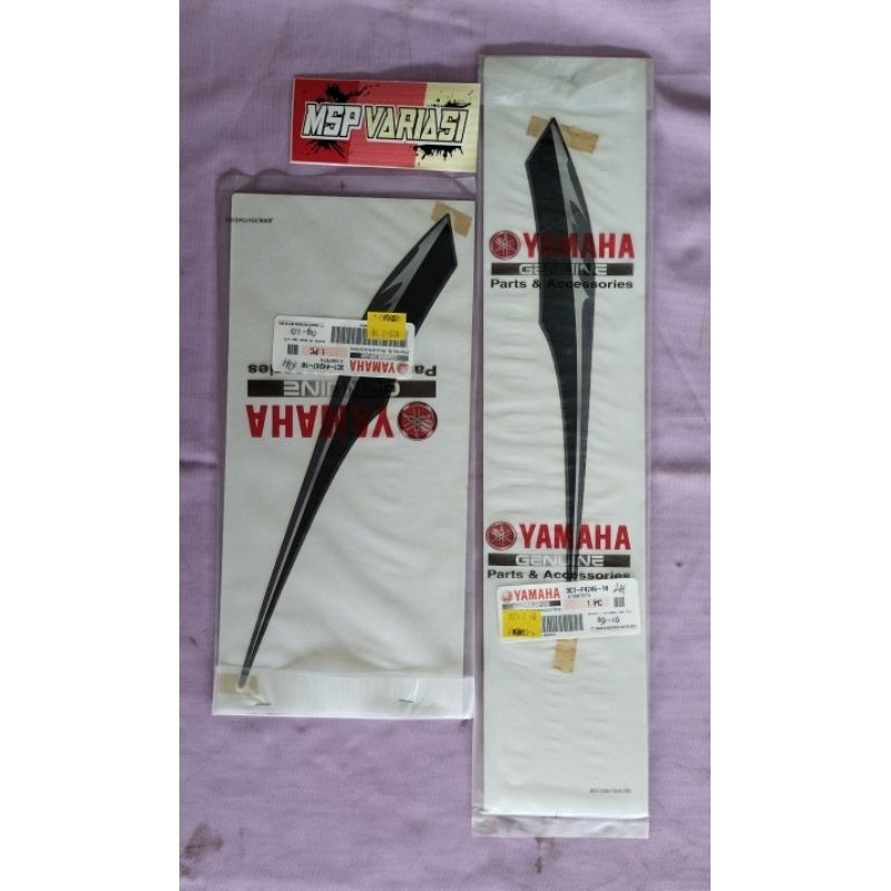 Striping Motor  Yamaha Vixion old 2009 /2010 Abu-abu Hitam Original Ori asli