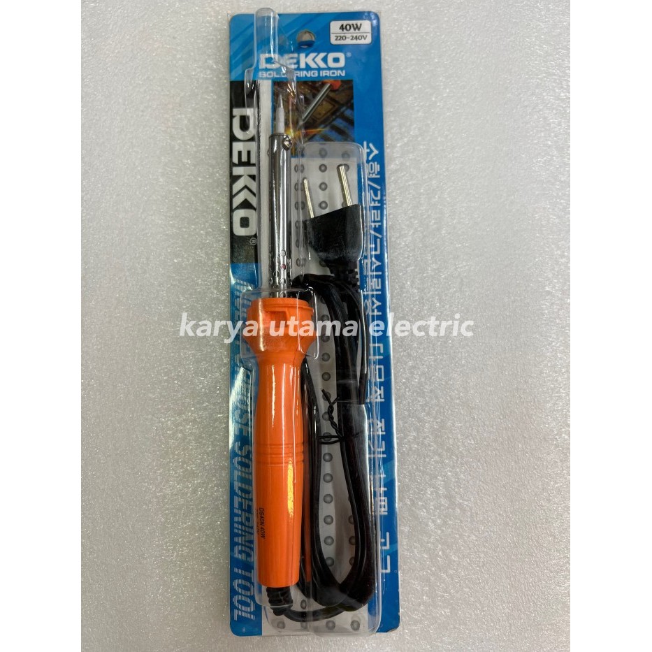 TC99 solder dekko 40 watt dekko soldering 40watt solder listrik