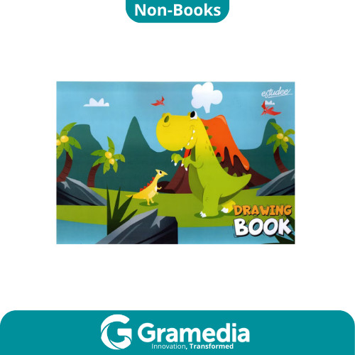 

[Gramedia Cijantung] Estudee Drawing Book A4 J Dino