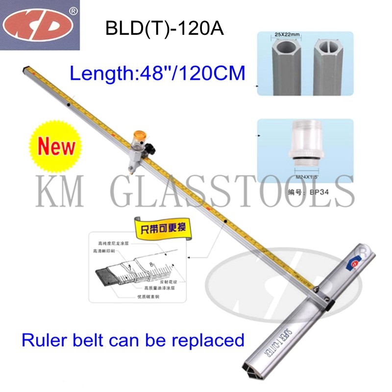 

Super quality! KD 48"/120CM Speed T Shaped Oil Filled Glass Cutter Cutting Tool.Cutting glass 6~12 mm.