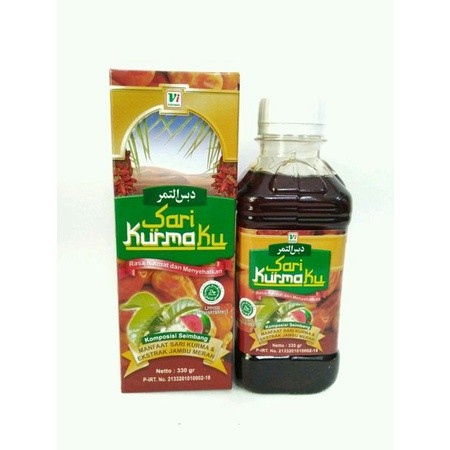 

Sari KurmaKu 330GR - Sari Kurma Ku Plus Ekstrak Jambu Merah - Sari Kurma Sahara