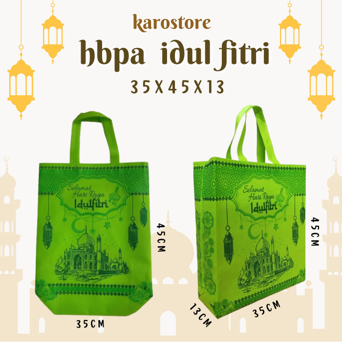 

[ PROMO ] Tas Hampers Idul Fitri 35x45 Handle box press Tas Sauvenir Tas Talu (12pcs)