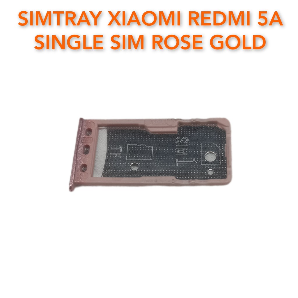 Simtray Sim Lock Xiaomi Redmi 5A Single Sim
