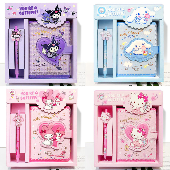 

[Whispers] LAVLEE - S6314 Diary Book 2 in 1 Motif Karakter / Buku Memo Cute Anak Sekolah / Buku